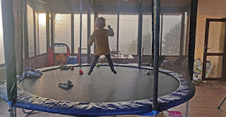 She loves that trampoline