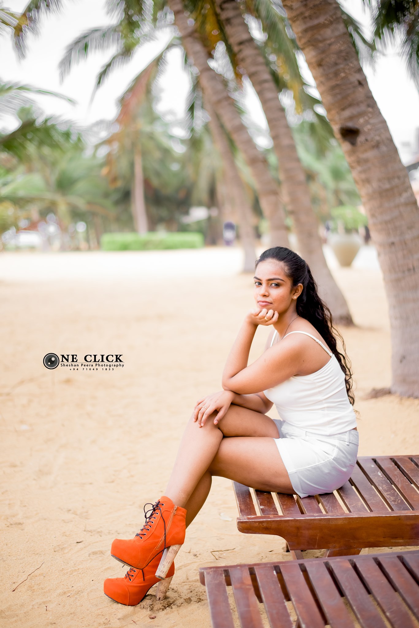 bikini model beach Shenaya