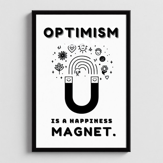 Optimism is a happiness magnet.