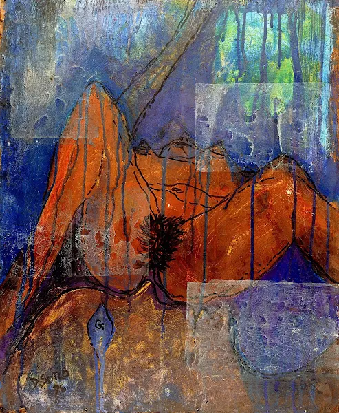 Dario Suro. Desnudo Abstracto, 1978