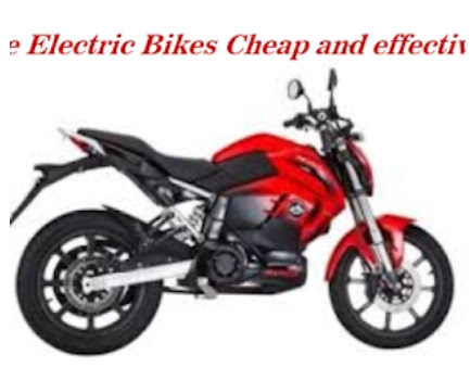 Are Electric Bikes Cheap and effective?