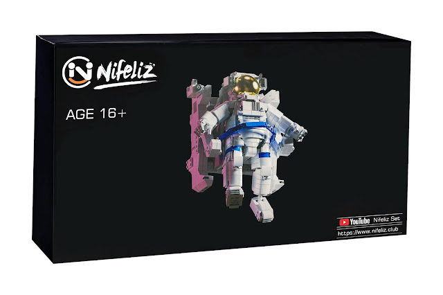 Nifeliz astronaut building kit compatible with lego city pace