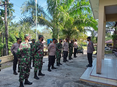 Jamin Keamanan Di Malam 4 Desember, TNl Dan Polri Patroli Kamtibmas Di Wilayah Woyla