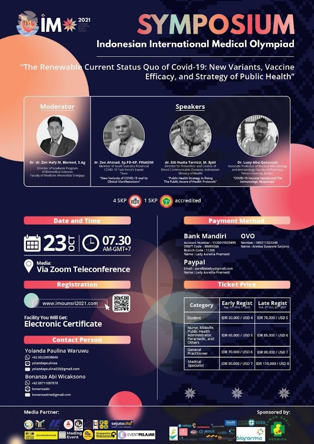 (4 SKP IDI & 1 SKP PPNI) Symposium  “The Renewable Current Status Quo of Covid-19: New Variants, Vaccine Efficacy, and Strategy of Public Health”. 