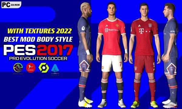 PES 2017 Mod Body Style 2022 With Textures