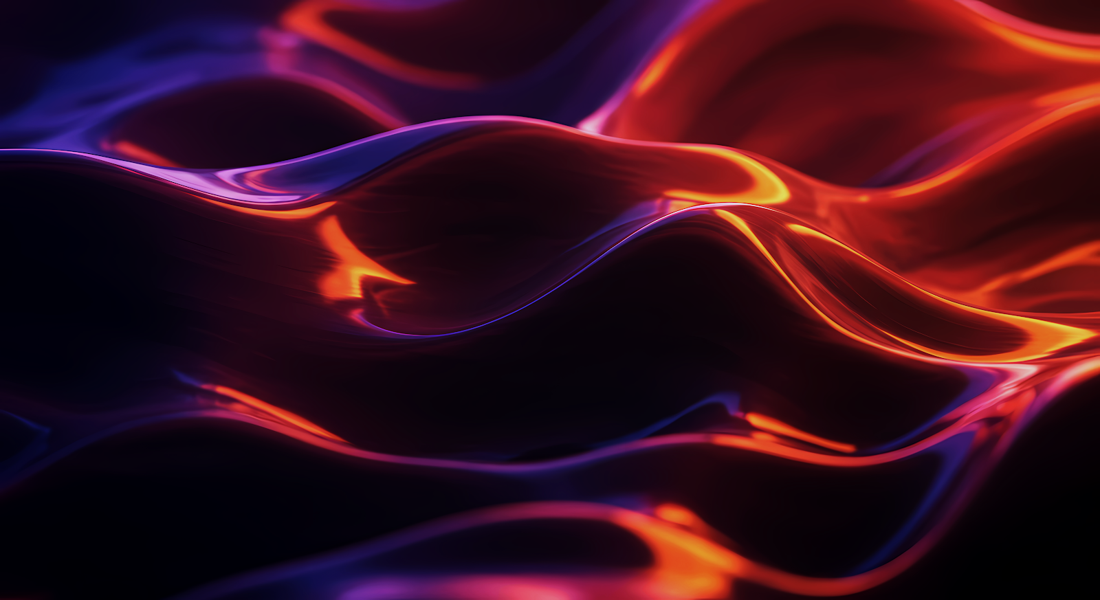 Download 4K abstract neon smoke wallpaper for screen, featuring vibrant red and purple glowing waves against a dark background with a modern, futuristic effect.