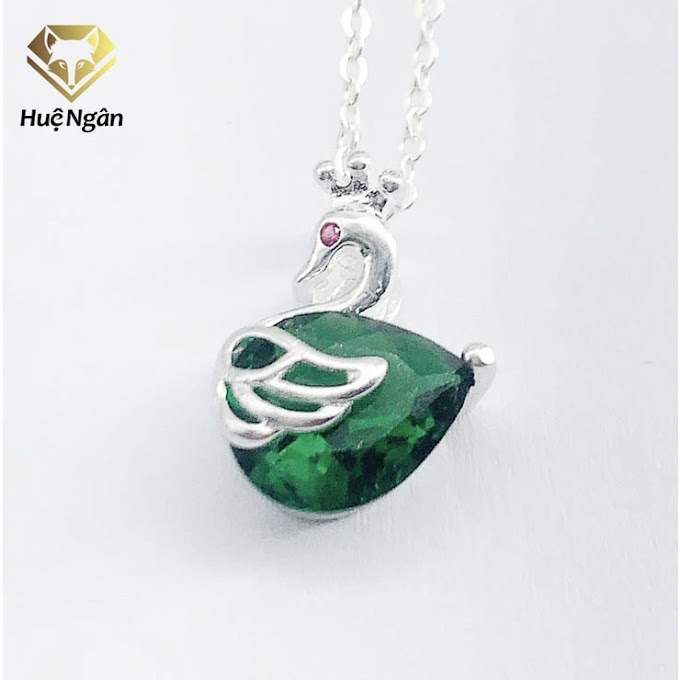 Mall Shop [ huengan_jewelry ] Dây chuyền bạc Ý 925 Huệ Ngân -Thiên nga PP1248