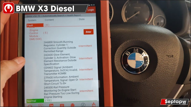 Penyebab mesin mobil pincang pada BMW X3 Diesel 2016