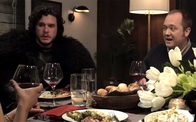 This is what will happen when you invite Jon Snow over dinner