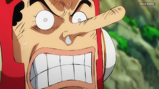 ワンピースアニメ 1008話 ワノ国編 | ONE PIECE ウソップ USOPP