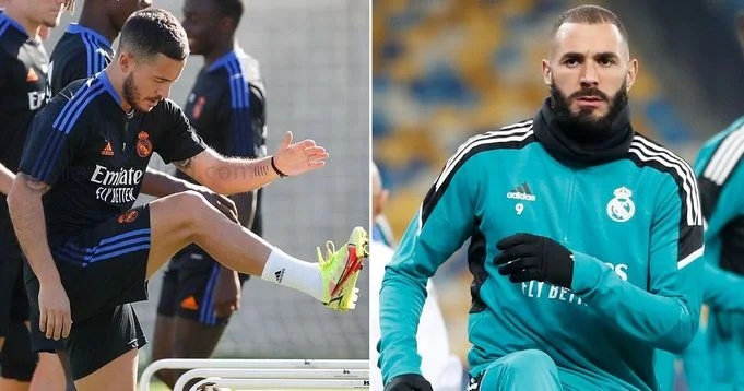 Ahead of El Clasico Benzema misses Real Madrid group training but Hazard return