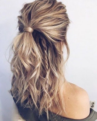 messy hair style