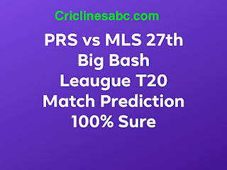 Perth Scorchers vs Melbourne Stars 27th Match Prediction Big Bash League 2021-22