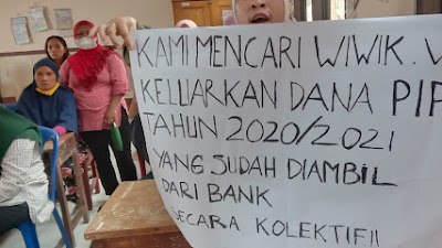 Waduh!!!!Terbukti Gelapkan Bantuan PIP, Oknum Kepala Sekolah SD Di Lampung Selatan Didemo Wali Murid