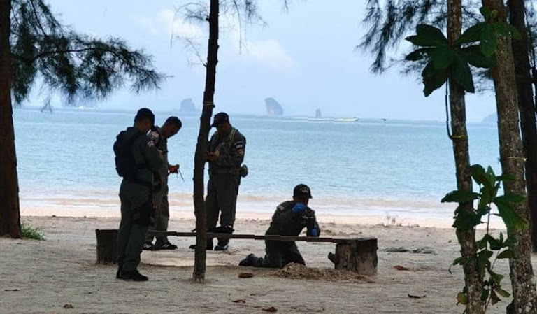 Authorities investigate suspected bombing sites, revealing Thailand’s deeper conflict and separatist insurgency.