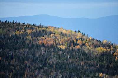 Laurentian Mountains on Sentier Transcanadien.