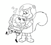 SpongeBob and Sandy Cheeks