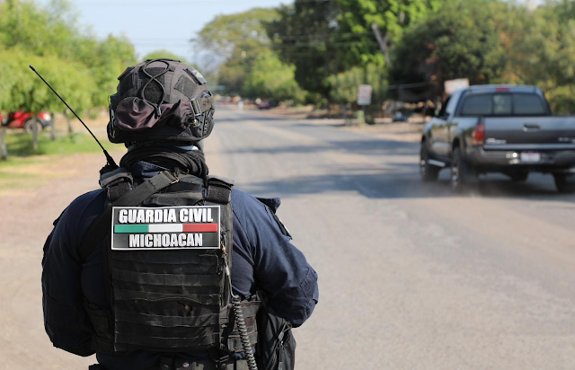  En Apatzingán, SSP detiene a uno en posesión de arma de fuego