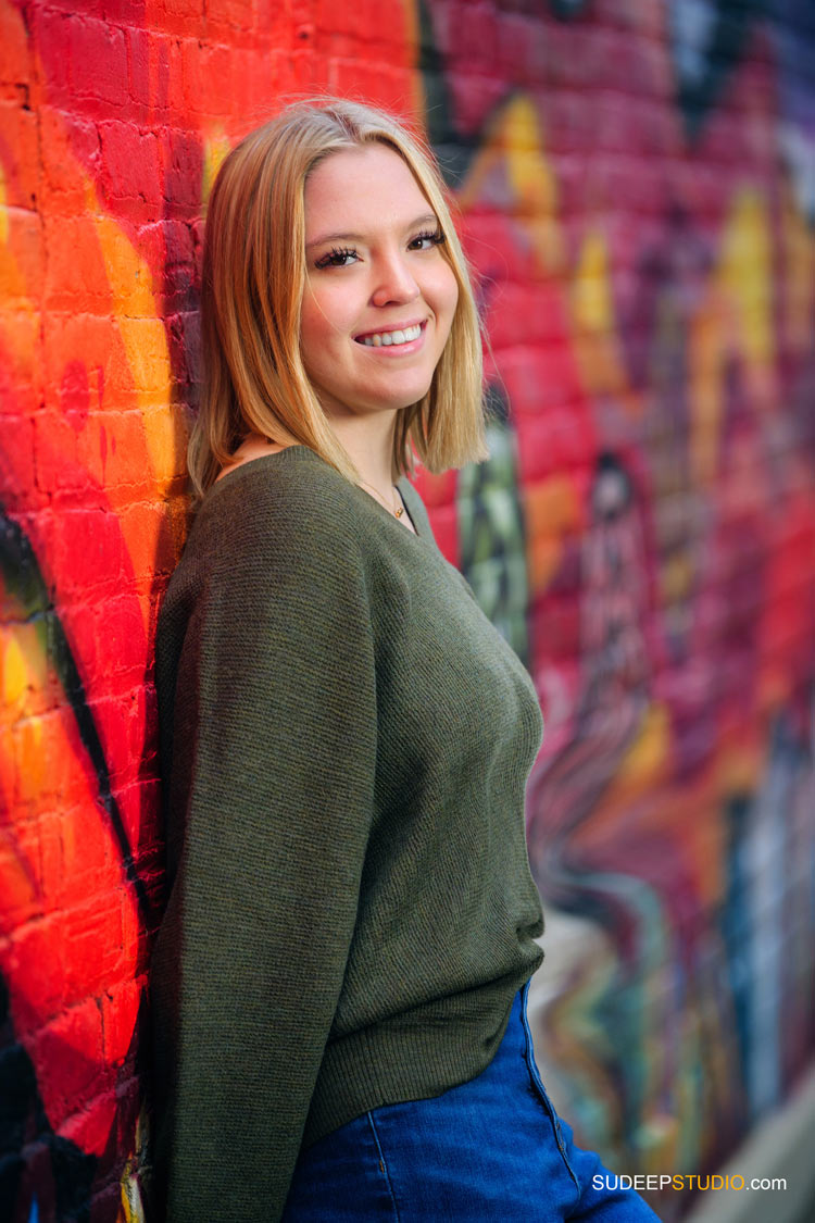 A2 Virtual Academy High School Senior Pictures in Urban Graffiti Alley by SudeepStudio.com Ann Arbor Senior Portrait Photographer for Girls