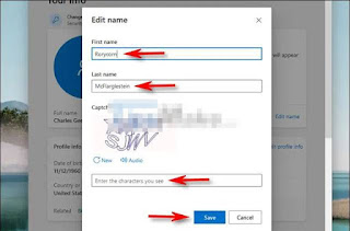 How to change your Microsoft account name