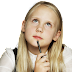 Little Girl Thinking Transparent Image 