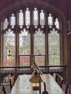 View from the library at Vassar College in Poughkeepsie