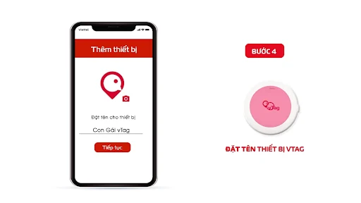 Đặt tên cho thiết bị vTag