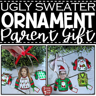 Ugly Christmas Sweater Ornament Parent Gift