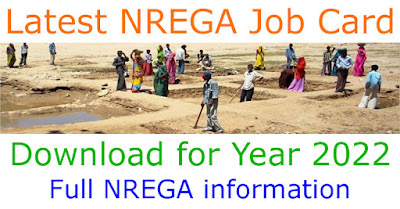 latest nrega job card download