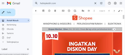 email promosi shopee