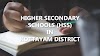 List: Higher Secondary Schools in Kottayam District 'HSS Kerala' School Code, Taluk