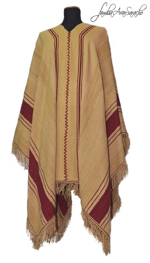 PONCHO Nº 005 "Familia Avar Saracho" tucumanO -CONSULTE STOCK