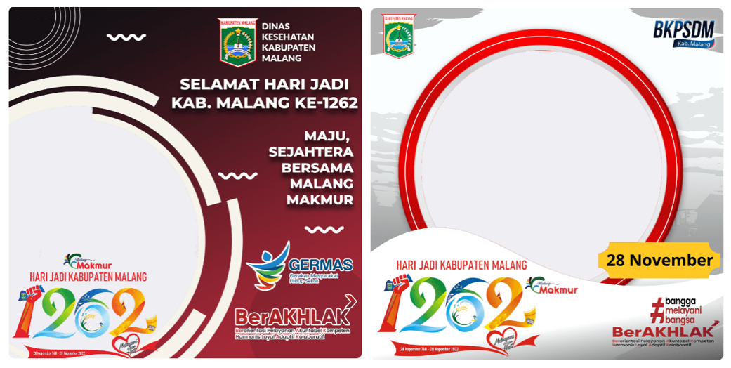 Twibbon HUT Kabupaten Malang ke-1262 Tahun 2022