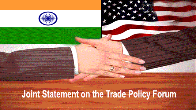 India and United States Joint Statement on the Trade Policy Forum