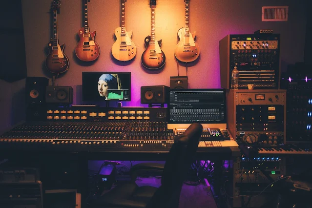 A home music studio