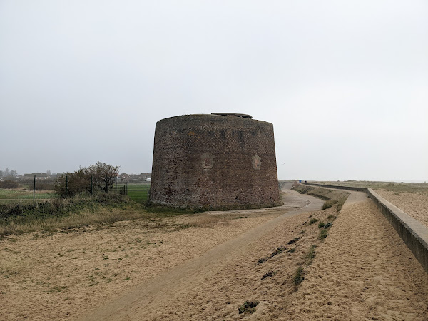 The most western Martello tower, near Jaywick