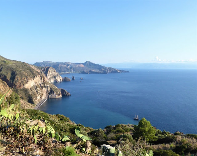 panorama spiaggia Valle Muria Lipari