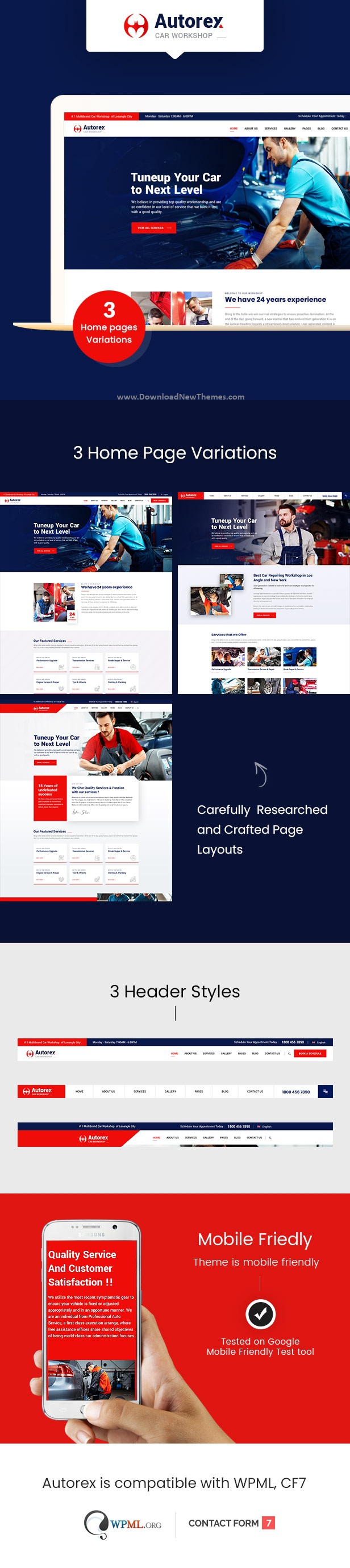 Autorex - Car Service & Workshop WordPress Theme