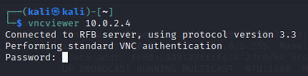 Figure 17- output 02: VNC remote attack