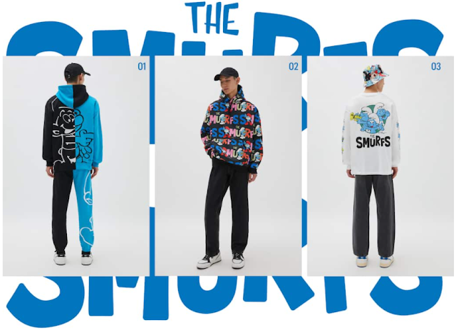 NickALive!: Pull & Bear Launches The Smurfs Clothing Collection