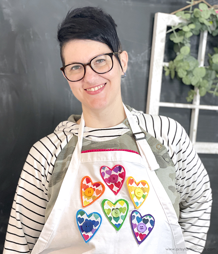 Rainbow Heart Apron