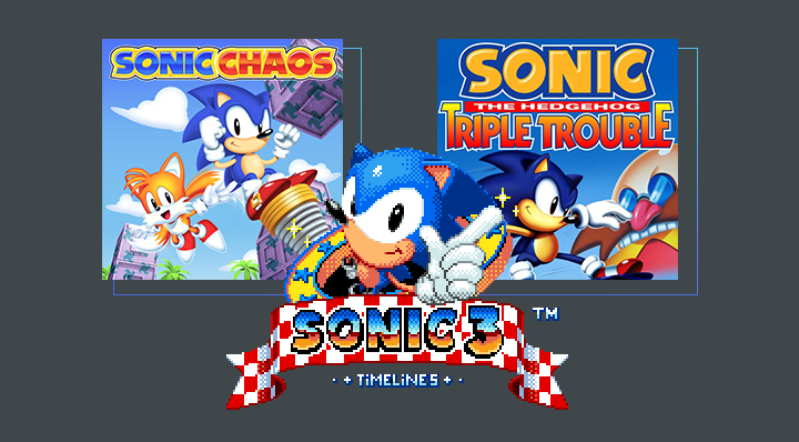 Sonic 3 SMS Remake - Timelines, Sonic Chaos, Sonic Triple Trouble