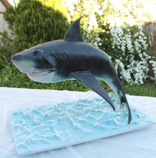 shark birthday cakes