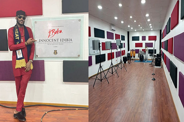 2Baba Donates Ultra-modern Recording Studio to OAU