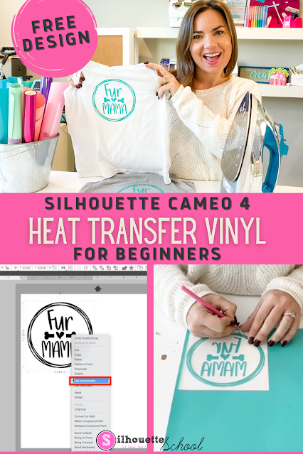 adhesive vinyl, silhouette cameo beginners, cameo 4 tutorials, HTV, vinyl