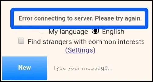 How To Fix Omegle Error Connecting To Server. Please Try Again Problem Solved in Omegle.com