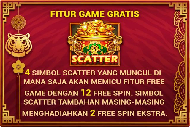 Fitur Scatter Tiger Dance