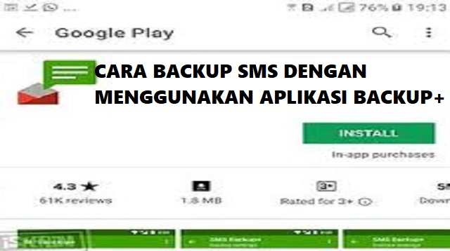 Cara Backup SMS
