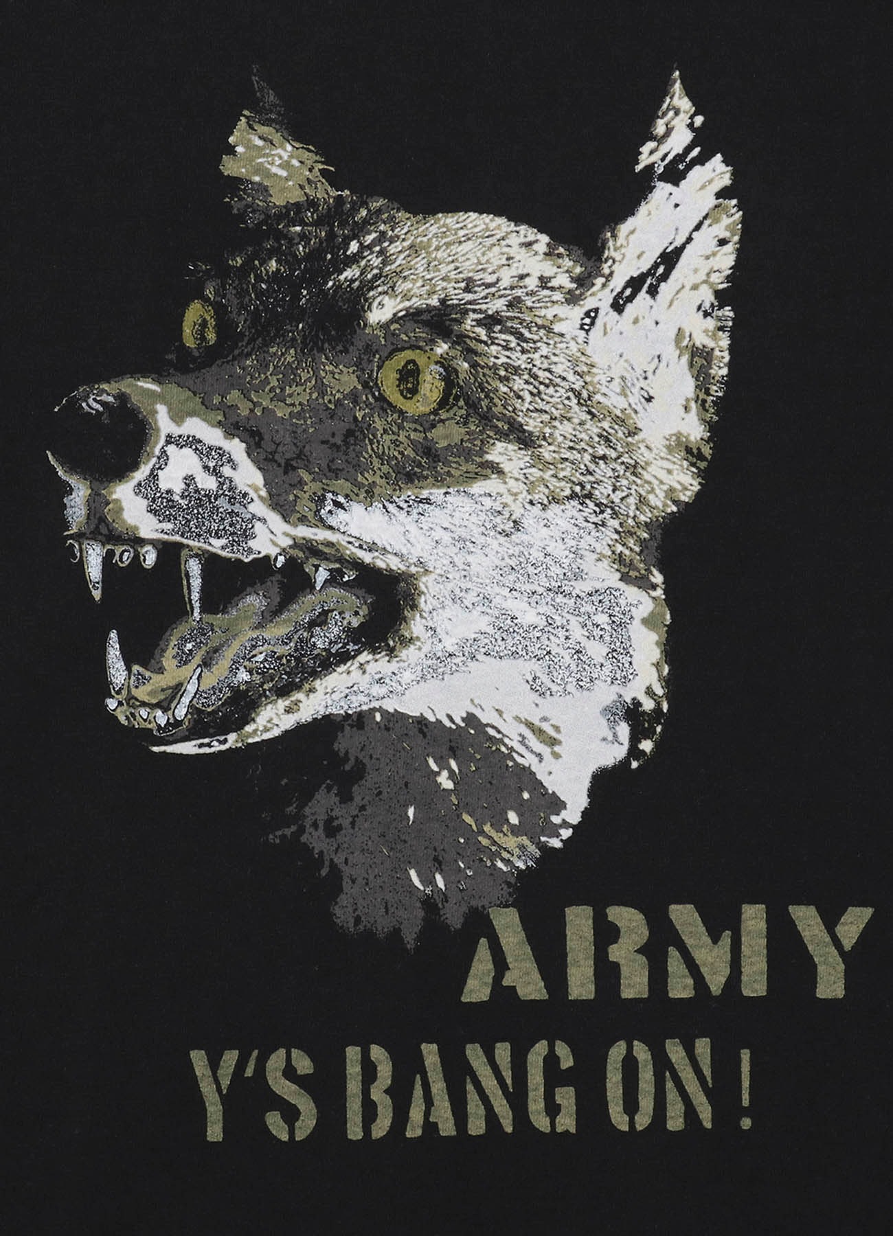 Y's BANG ON! ARMY TIGER / WOLF T-Shirt 2022