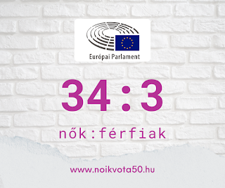 Az Európai Parlament Nőjogi és Esélyegyenlőségi (FEMM) Bizottságának tagjai között 34:3 a nők és férfiak aránya #KORM64